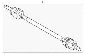 Привод полуось передняя левая Kia K5 21-24 1.6T