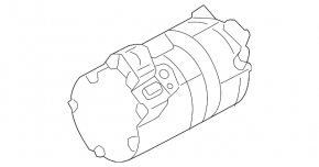 Компрессор кондиционера BMW 3 F30 16-18 N47