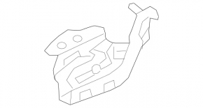 Петля капота правая Mercedes C-class W205 43 18-21