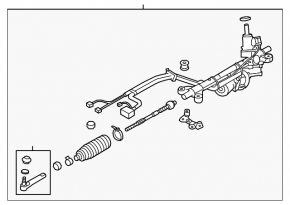 Рейка рульова Subaru XV Crosstrek 13-14