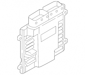 Блок ECU компьютер двигателя Hyundai Sonata 18-19 hybrid