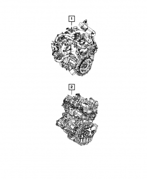 Двигатель Jeep Grand Cherokee WL 22-26 2.0T PHEV ECX 20к, повреждение водой, эмульсия, клин, на запчасти