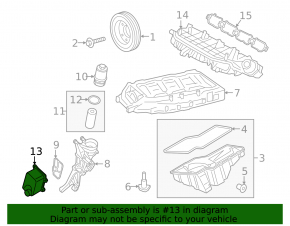 Масляный охладитель ДВС Porsche Macan 22-26 2.0, 2.9