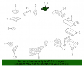 Динамик в потолок задний левый Audi Q7 16-26 Bang and Olufsen