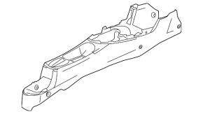 Консоль центральная подлокотник и подстаканники Honda CRZ 11-12 облез подлокотник