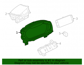 Щиток приборов Audi A6 C8 19-24 км/ч, миль/ч, 82к, царапины