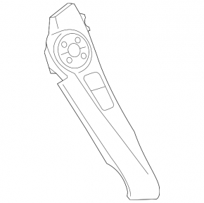 Кнопки управления на руле левые Toyota Prius 30 12-15 тип 2 с голосовой кнопкой, царапины