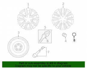 Центральный колпачок на диск Mazda CX-50 23-26 57/49мм