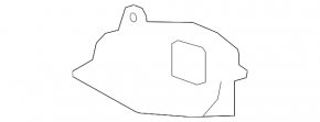 Кронштейн птф левый Ford Escape MK3 17-19 рест