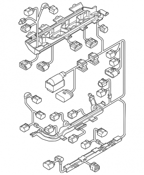 Проводка моторна VW Jetta 11-18 USA 2.5