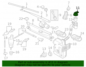 Крышка бачка омывателя VW Passat b7 12-15 USA