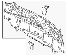 Задня панель Lexus RX 23-25