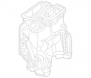 Корпус печки голый кондиционер Mercedes C-class W205 15-21