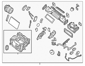 Печка в сборе Nissan Sentra 13-15 auto