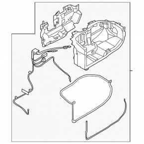 Кожух печки Nissan Ariya 23-26