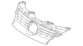 Решітка радіатора grill Lexus CT200h 14-17 рест