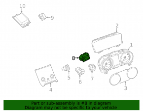 Кнопка паркинга Land Rover Range Rover Velar 18-22