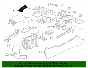 Переключатель режимов езды Honda Civic XI FE/FL 22-26 Sport, с кнопкой паркинга