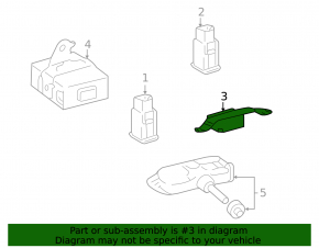 Receiver assy, tire pressure monitor Lexus ES350 07-10