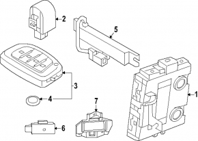 UNIT ASSY-ULTRA WIDEBAND Hyundai Ioniq 5 25-26