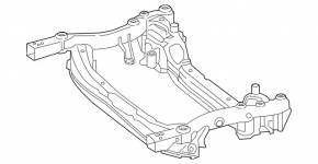 Подрамник передний Mercedes W213 E 17-23 RWD