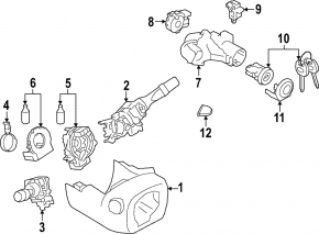 Датчик угла поворота руля Subaru Forester 25-26
