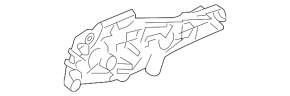 Механизм ручки двери задней правой Chevrolet Malibu 16-16