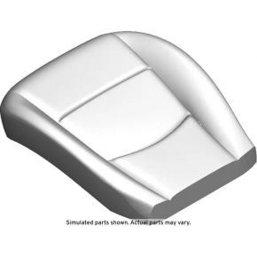Пасажирське сидіння Chevrolet Volt 11-15 без Airbag, шкіра беж