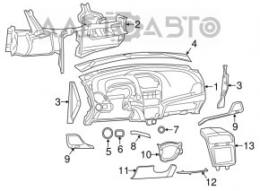 Труба подторпедная усиление Dodge Journey 11-20
