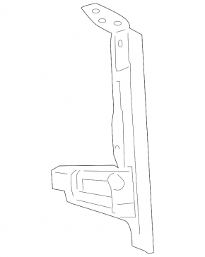 Планка замка капота Toyota Land Cruiser 08-15