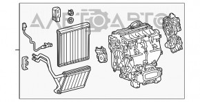Корпус голый кондиционер, левая часть Lexus RX350 RX450h 10-15