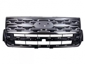 Решетка радиатора grill Ford Explorer 18-19 рест серая мат