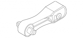 Подушка двигателя задняя Mini Cooper Countryman F60 17-24 All4, 1.5, АКПП