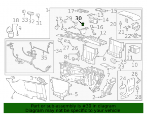 Кнопка отключения стабилизации Chevrolet Equinox 10-17