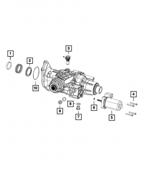 Актуатор роздатки Jeep Compass 17-26
