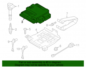 Блок ECU компьютер двигателя VW CC 08-11
