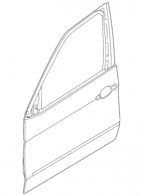 Дверь голая передняя правая BMW X5 F15 14-18