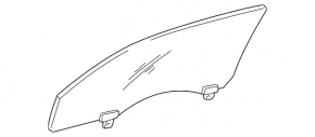 Стекло двери передней правой Lexus GS300 GS350 GS430 GS450h 06-11 с царапинами