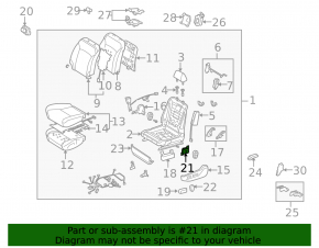 Управление поясничной подпоркой водительского сидения Lexus RX300 RX330 RX350 RX400h 04-09 бежевое, надломано крепление
