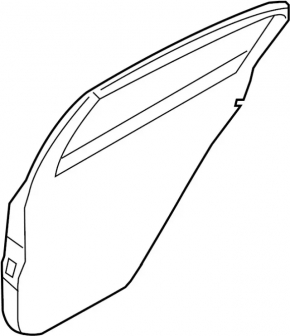 Дверь голая задняя левая Infiniti G25 G35 G37 4d 06-15