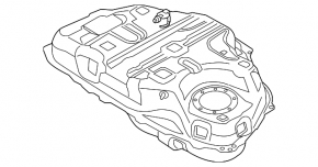 Топливный бак Mazda CX-5 13-16 FWD