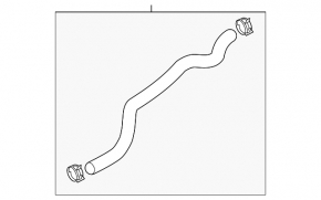Патрубок охлаждения нижний Mazda CX-5 13-16 2.0, 2.5