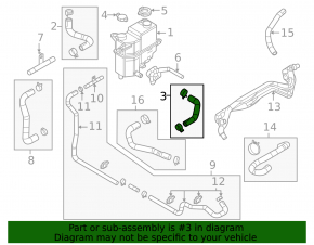 Патрубок системи охолодження Mazda CX-90 24-26 2.5 hybrid