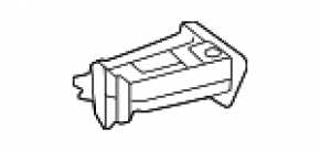 Ікло нижнього підсилювача переднього бампера правий Toyota Prius 23-26