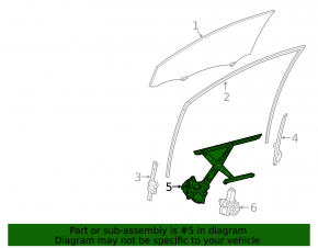 Стеклоподъемник с мотором передний правый Toyota Camry v70 18-24