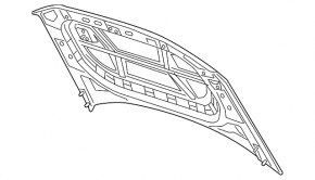 Капот голий Volkswagen Atlas 21-26