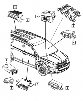 Genuine Mopar Drive Train Control Module Dodge Journey 11-19