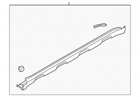 Порог левый Subaru Outback 10-14