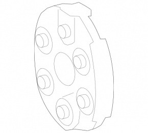 Муфта заднего кардана Mercedes C-class W205 300/400/450 15-21 задняя
