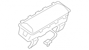 Подушка безопасности airbag пассажирская в торпеде Ford Escape MK4 20-26